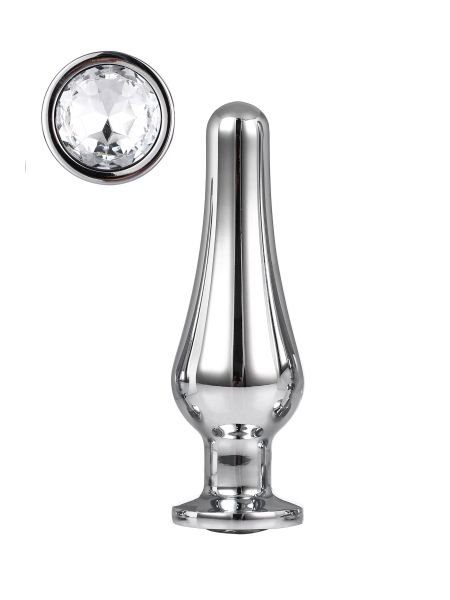 GLEAMING LOVE SILVER PLEASURE PLUG M - 2