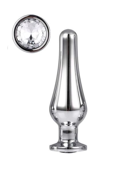 GLEAMING LOVE SILVER PLEASURE PLUG M - 3