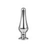 GLEAMING LOVE SILVER PLEASURE PLUG M - 5