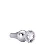 GLEAMING LOVE SILVER PLEASURE PLUG M - 8