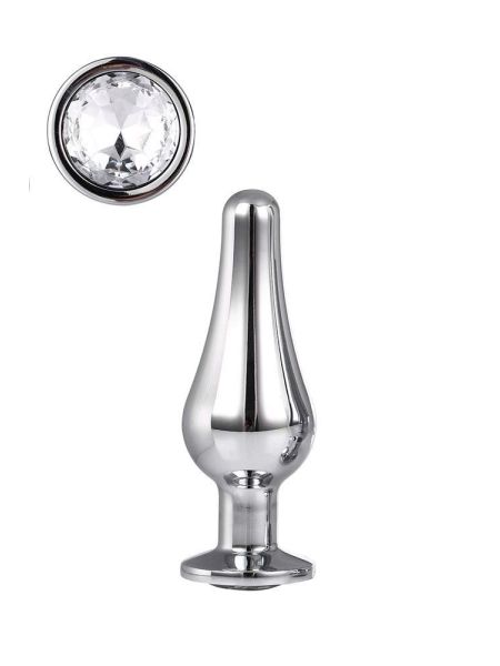 GLEAMING LOVE SILVER PLEASURE PLUG S - 3