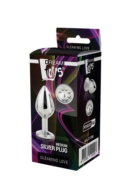 GLEAMING LOVE SILVER PLUG MEDIUM - 9