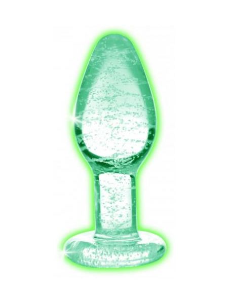 Wodoodporny świecący korek analny zatyczka szklana