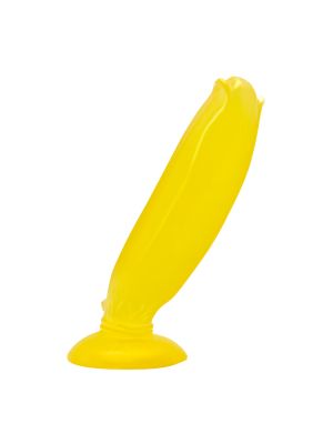 Żółty banan gładkie żelowe dildo z przyssawką - image 2