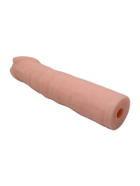 Strap-on elastyczne dildo realistyczny penis 19 cm - 4