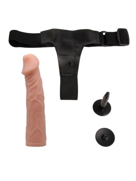 Strap-on elastyczne dildo realistyczny penis 19 cm - 5