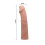 Strap-on elastyczne dildo realistyczny penis 19 cm - 7