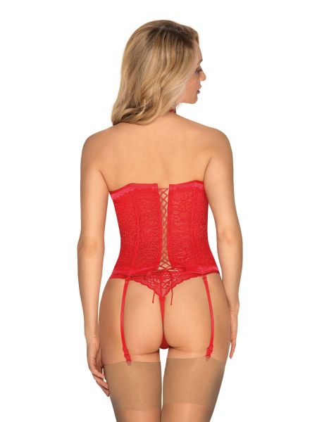 Gorset stringi sex komplet obsessive flameria l/xl - 2