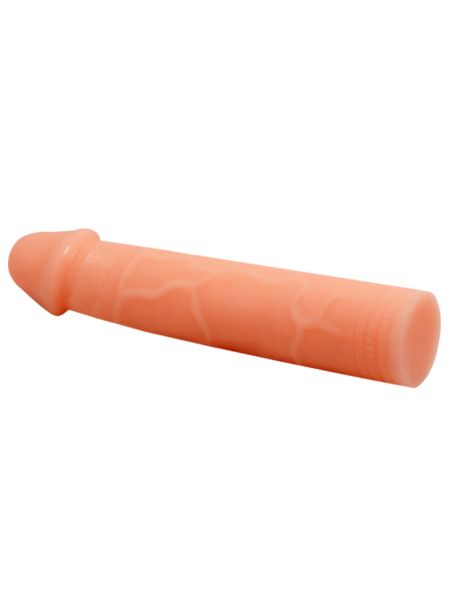 Dildo elastyczne giętkie realistyczny wygląd 19 cm - 5