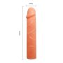 Dildo elastyczne giętkie realistyczny wygląd 19 cm - 10