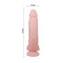 Realistyczne żylaste dildo z przyssawką 21 cm - 5