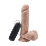 Grube realistyczne dildo wibrator przyssawka 18cm - 2