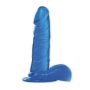 Grube zgrabne żelowe dildo jądra przyssawka 16cm - 3