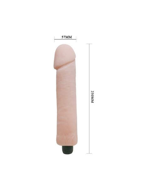 Gruby członek wibrator jak penis realistyczny 26cm - 3