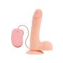 Dildo realistyczne z pilotem mocne wibracje 20 cm - 3