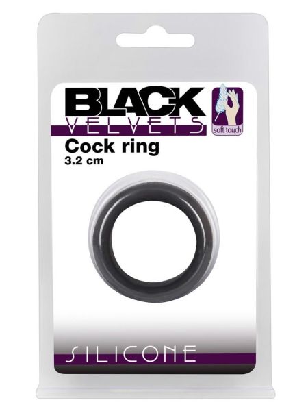 Gruby silikonowy pierścień erekcyjny na penisa