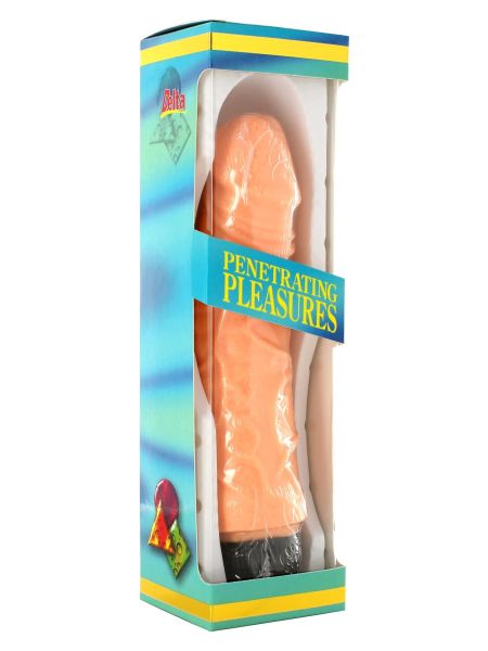 Gruby sztuczny penis z żyłami wibrator sex 19cm - 3