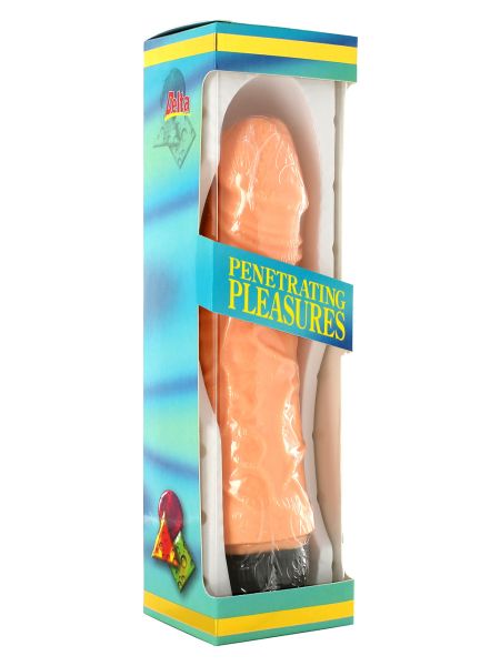 Gruby sztuczny penis z żyłami wibrator sex 19cm - 4