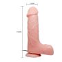 Realistyczny penis z wyżyłowanym trzonem 21 cm - 5