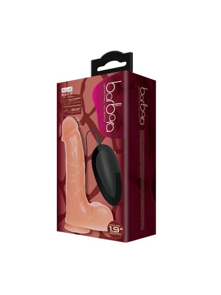 Wibrujące żylaste realistyczne dildo jądra 22 cm - 7