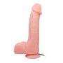 Wibrujące żylaste realistyczne dildo jądra 22 cm - 3