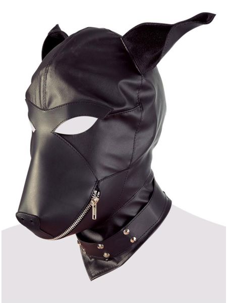 Imitation leather dog mask - 7