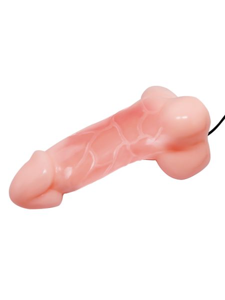 Żylaste dildo do penetracji z wibracjami 17 cm - 3