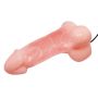 Żylaste dildo do penetracji z wibracjami 17 cm - 4