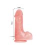 Żylaste dildo do penetracji z wibracjami 17 cm - 5