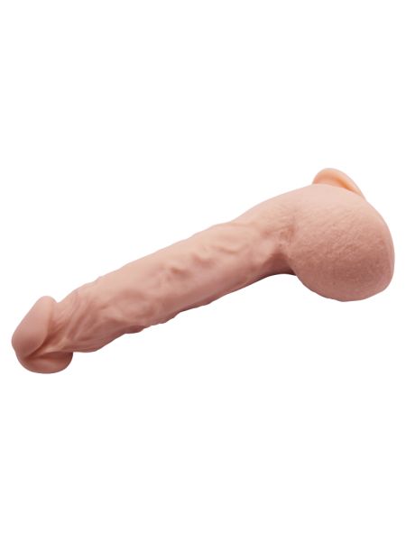 Elastyczne realistyczne dildo 24 cm żylaste skóra - 7