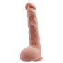 Elastyczne realistyczne dildo 24 cm żylaste skóra - 3