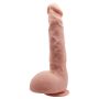 Elastyczne realistyczne dildo 24 cm żylaste skóra - 5