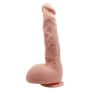 Elastyczne realistyczne dildo 24 cm żylaste skóra - 6