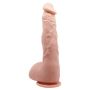 Elastyczne realistyczne dildo 24 cm żylaste skóra - 7