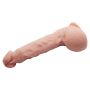 Elastyczne realistyczne dildo 24 cm żylaste skóra - 8