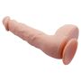 Elastyczne realistyczne dildo 24 cm żylaste skóra - 9