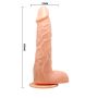 Wyżyłowane duże dildo penis z przyssawką 30,5 cm - 8