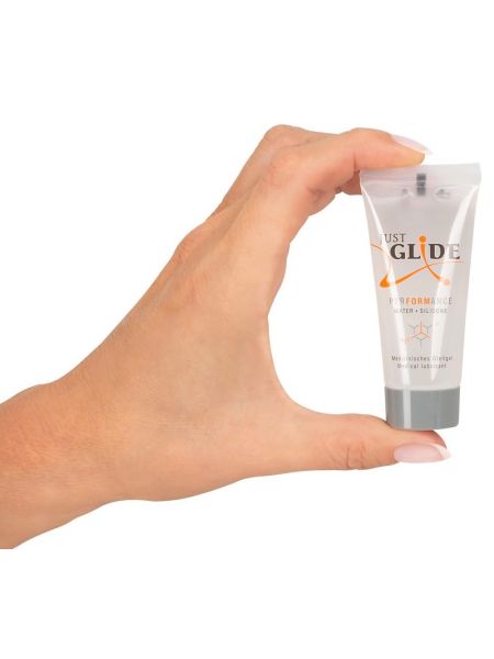 Lubrykant na bazie wody i silikonu Just Glide Performance 20ml - 3