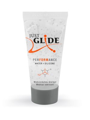 Lubrykant na bazie wody i silikonu Just Glide Performance 20ml