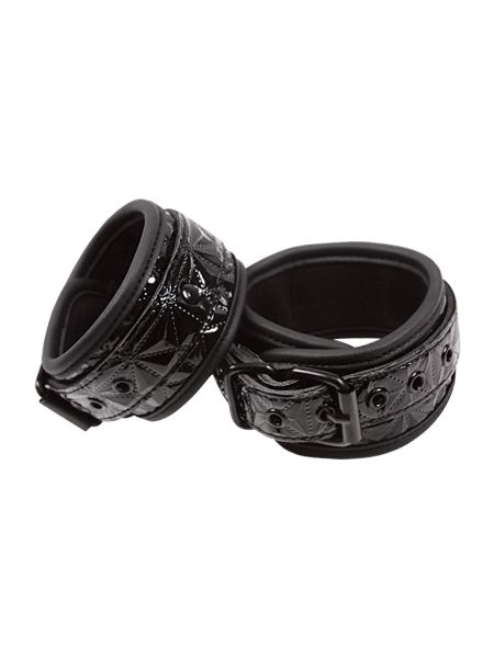 Kajdanki-SINFUL WRIST CUFFS BLACK