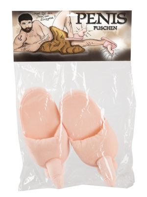 Kapcie miękkie pluszowe z penisem prezent 38-40 - image 2