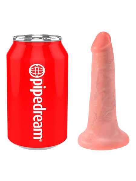 Realistyczny żylasty penis dildo z przyssawką 14cm - 4