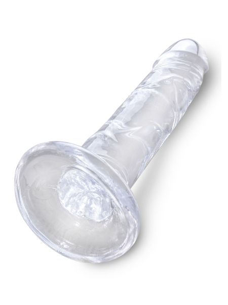 Żelowe miękkie dildo z mocną przyssawką 15 cm - 4