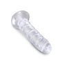 Żelowe miękkie dildo z mocną przyssawką 15 cm - 4