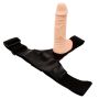 Czarna uprząż strap-on realistyczne dildo 15 cm - 5