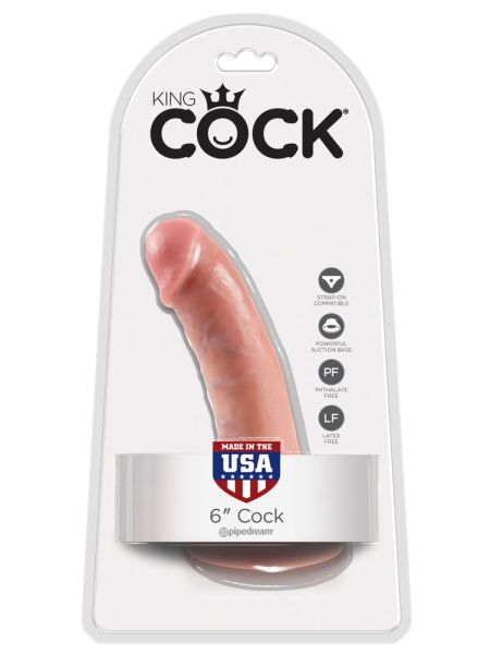 King Cock 6 inch Flesh - 2