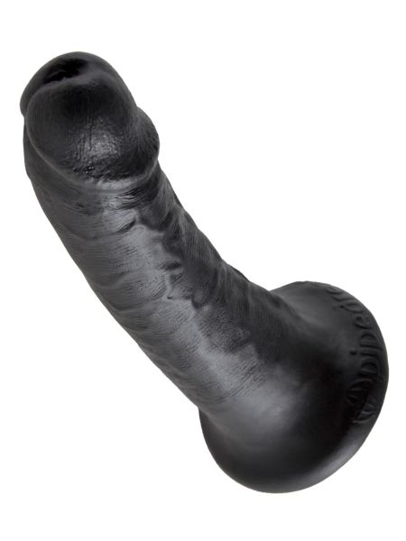 Duży czarny penis dildo murzyński z przyssawką - 4