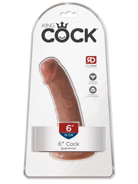 King Cock 6" Cock-Tan