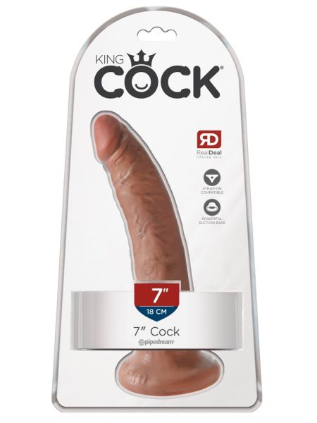 King Cock 7" Cock Tan - 2