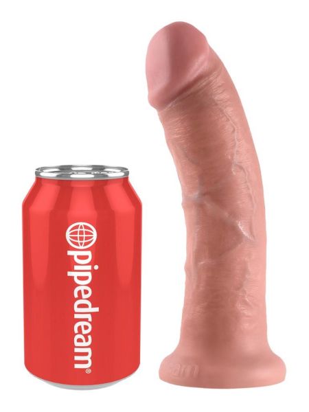 King Cock 8 inch Skin-coloured - 3